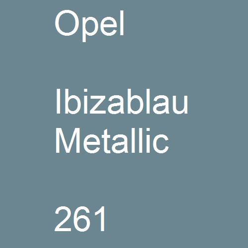 Opel, Ibizablau Metallic, 261.